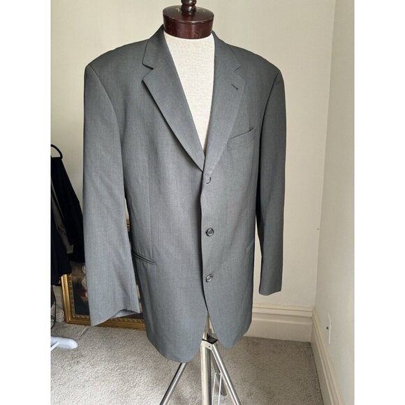 Hugo Boss Mens Blazer Wool Sport Coat US Sz 46L Einstein Sigma Super 110 MINT! - Picture 4 of 14